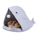 Cute Felt Pet Cat Beds Nest Dog House Basket Rabbit Pet Cave Funny Fish-Typ