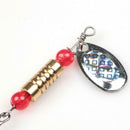 Spinner Sequins Metal Iron Plate Casting Fishing Lure Bait with Treble Hook