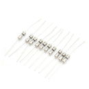 10pcs Glass Tube Fuse Axial Leads 3.6*10mm 2A Slow Blow JR