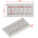 Ladder Fondant Silicone Mold Biscuits Chocolate Mould Cake Decorating ToolAT3C