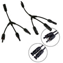 1 Pair MC4 3 Way Y Splitter Cable Plug Inline Solar PV IP67 New Connecto