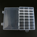 24 Slots Transparent Plastic Fishing Lure Box Fishing Tackle Storage Box