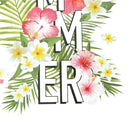 summer flower iron on patches heat transfer pyrography for diy clothing decor  Z