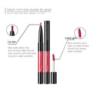 Pudaier Newest Design 2 In 1 Lip Liner Pencil Lip Gloss Beauty Make Up Last
