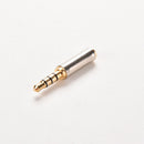 3.5mm Male to 2.5mm Female Stereo Mic Audio Earphone Jack Adapter Converter HJ