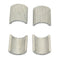 4-pack 22mm Handlebars to 25mm Bar Mounts Risers Clamps Conversion Shims