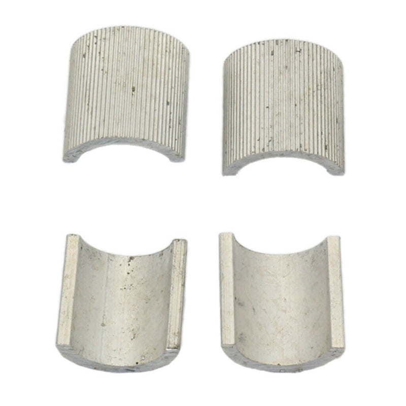 4-pack 22mm Handlebars to 25mm Bar Mounts Risers Clamps Conversion Shims