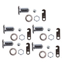 5pcs 30mm Door Thumb Cam Turn Lock Kit Cabinet Panel Door Recreation Vehicle