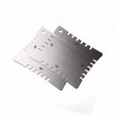 2Pcs Guitar Fingerboard Fretboard Measuring Profession Tool Set Stainless NDF