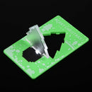Pocket Folding Credit Card Christmas Tree Shape LED Light Xmas Home Decor
