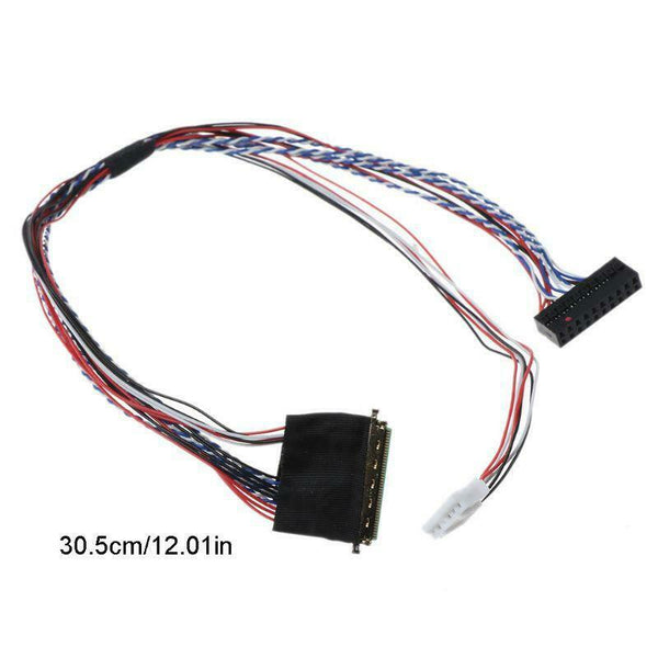 40Pin 6 Bit LVDS Cable for7/8/10.1/11.6/12.5/13.3/14/15.6" LCD/LED Panel Display