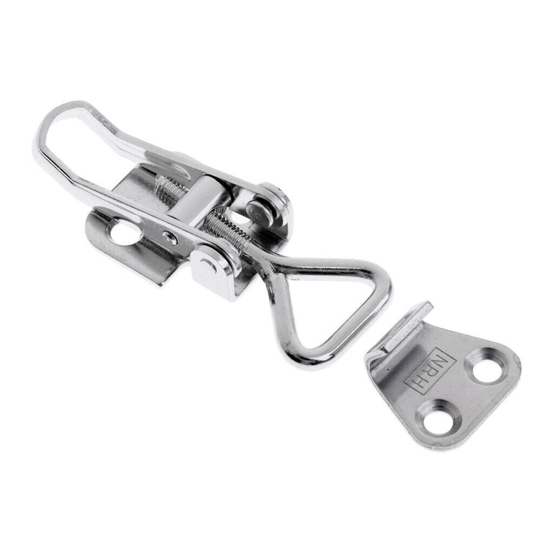 2pcs Stainless Steel Hasp Clasp Latches, Marine Boat Anti-Rattle Cabinet Door