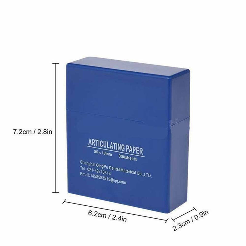 300 Sheets Dental Articulating Paper Soft Thin Strips Sheets Teeth Care Strips