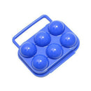 2PCS 6-Cell Egg Box Folding  Egg Holder Storage Box Container Hiking Picnic GBI