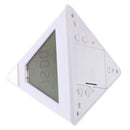 Pyramid Digital Alarm Clock with Color Changing Night Light