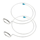 2 pcs Wire Eye Loupe Eyeglass Holder Head Watch Watchmakers Repair Magnifier