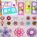 1pc Spirograph Geometric Ruler Stencil Template Spiral Students Funny Craft Tool