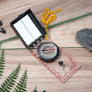 Outdoor Survival Camping Hiking Compass Tool With Mapping and Mirror UK Rul U0D8