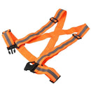 High Visibility Reflective Safety Belt Jacket for Running Jogging Cycling V