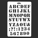 Lettering StencilsÃ¯Â¼Å’Letter and Number StencilÃ¯Â¼Å’Painting Paper Craft Alphabet an N6
