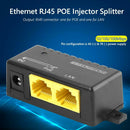1000Mbps POE Power Over Ethernet RJ45 POE Injector Splitter Wall Adapter