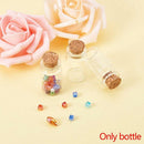 10pcs 7ml Clear Cork Bottle Vials For Wedding Holiday Decoration Christmas Gifts