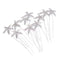 10 Pieces Glitter Crystal Headpiece U-shaped Bridal Lady Party Hair Jewelry