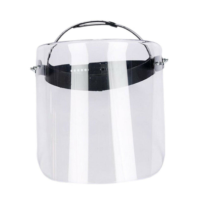 Clear Safety Full Face Shield Visor Cap Helmet Protector for Grinding Welder