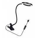 Third Helping Hand Soldering Tool 3X Magnifying Glass USB LED Lamp Desk Clamp