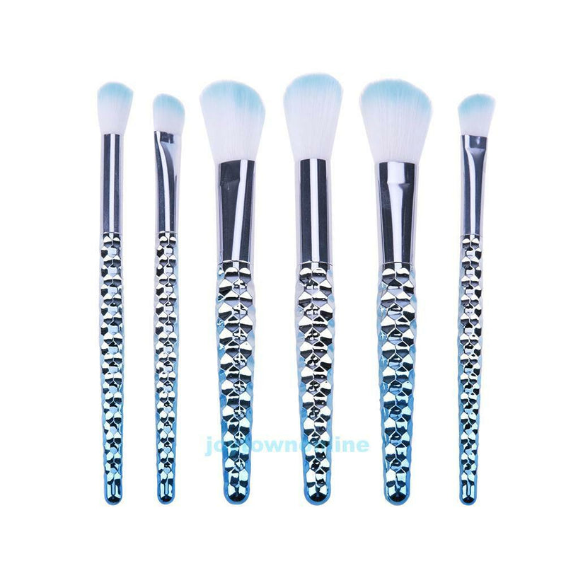 6pcs Makeup Brushes Set Powder Foundation Eyeshadow Facial Blusher Cosmetic Tool