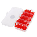 500Pc Soft Sea Earthworm Lure Artificial Bait Bionic Worm Trout Fishing Lure