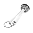 Chef Measuring Spoons, Heavy Duty Round Stainless Steel Metal, for Dry or L