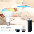Smart WiFi Light Bulb RGBW E26 E27 LED Base Lamp Works w/Alexa Google Assistant