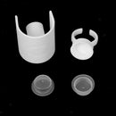 Eyelash Strip Holder Pallet Set & 100 Glue Rings Eye Lash Extensions Cups