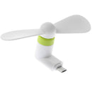 MagiDeal Mini Portable USB Micro USB Travel Fan & Leaves for Android Phone