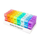 Case 32 Compartments Tablets Storage Vitamins AM PM One Month Pill Box Everyday