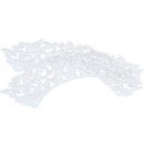 Cake Decoration Supplies,50PC DIY Cupcake Wrappers Butterfly Lace Cup Cake