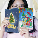 DIY Snowman Special Shaped Diamond Painting 50 Pages A5 Notebook Notepad