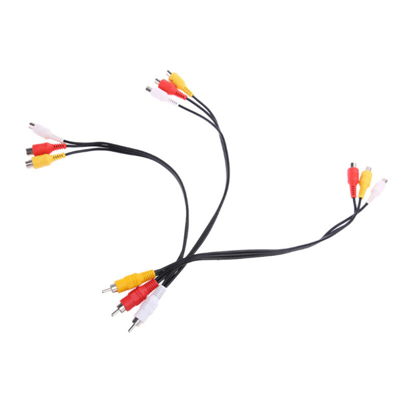 0.3 m RCA Durable Audio Video AV Cable Copper 3RCA L+R+V Usefulness VLQ