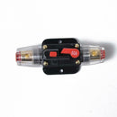 60A InLine DC Circuit Breaker Manual Reset Stereo/Audio Car/RV Fuse Holder