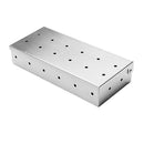 urable Meat Smoking Smoker Box for BBQ Wood Chips & Grill Thermometer