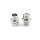 20pcs 5mm Round Chrome Metal LED Lamp Light Emitting Diode Bezel Holder M&O
