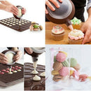 30 cavity Silicone Pastry Cake Macaron Macaroon Oven Baking MouldSheet MatToolY5