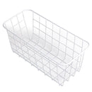 2x Wire Bathroom Towels Soaps Basket Vegetables Storage Shelf Kitchen White