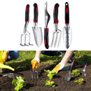 5xGardening Hand Tool Set Fork Rake Trowel Shovel Cultivator Weeder Comfort Grip