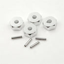 RC 1:10 5MM Thickness 12mm Wheel HEX 5.0 Hubs Drive Adaptor Pins & Screws E&SP
