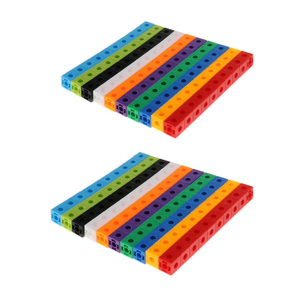 200x Early Education Baby Gifts  Math Link Cubes Math