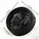 Adjustment Usb Car Fan Air Conditioner Colorful Light Dashboard Cooling Fan