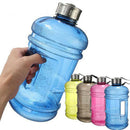 75oz Large Water Drinking Dumbbell Flask Training Sports Outdoor Gym,Blue