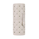 Leather Rhombus Rivet Makeup Storage Holder Cup w/Buckle for Makeup Brush SN9F